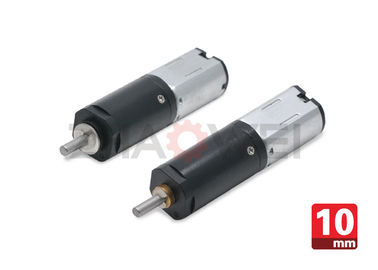moteur de vitesse de C.C de tolérance de 0.3mm 3V 10mm pour le traqueur solaire, axe de sortie en métal